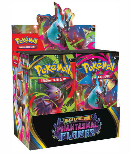Booster Box Phantasmal Flames - Inglés 🇬🇧 y Español 🇪🇸