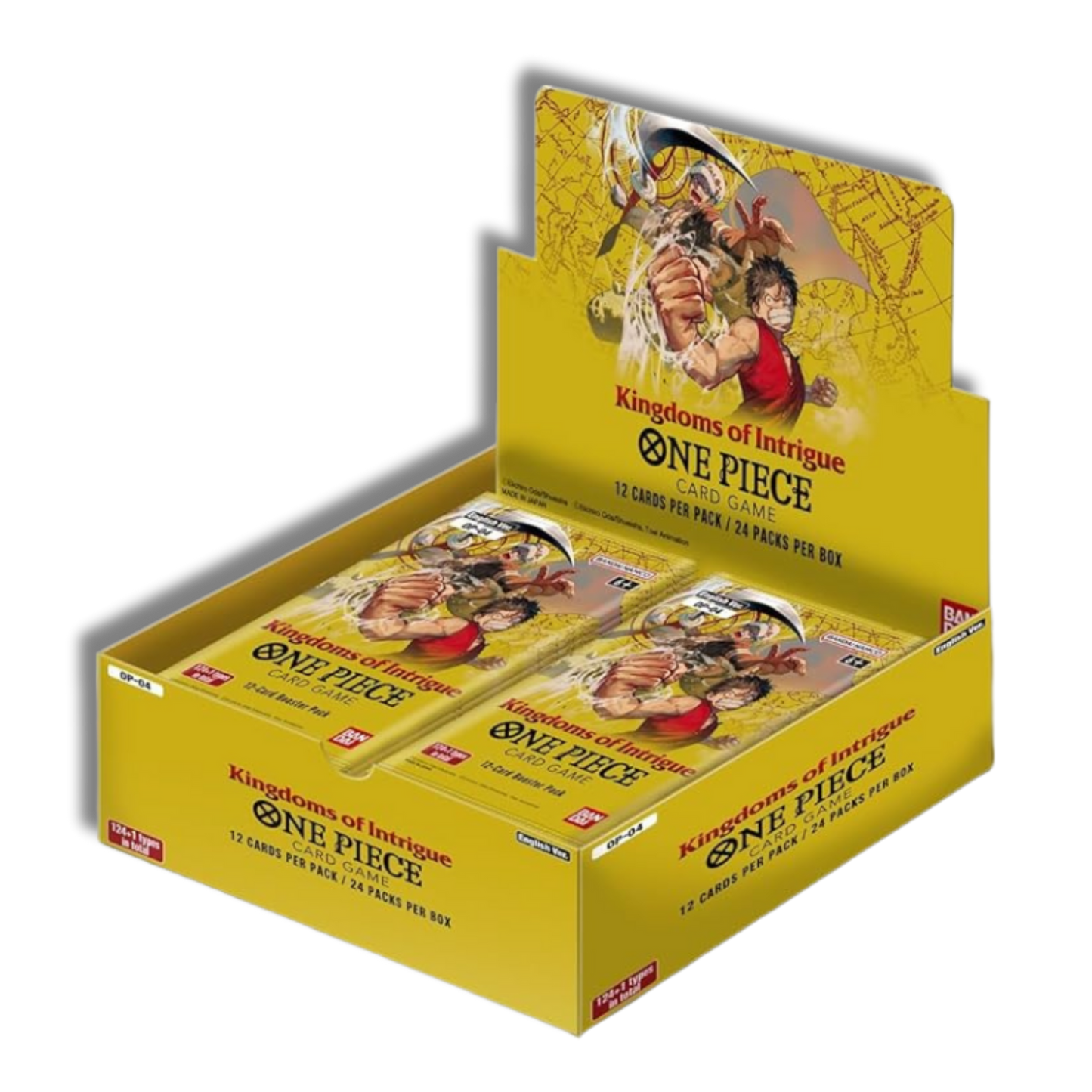 Caja de 24 Sobres One Piece Kingdoms of Intrigue OP04 - Inglés 🇬🇧